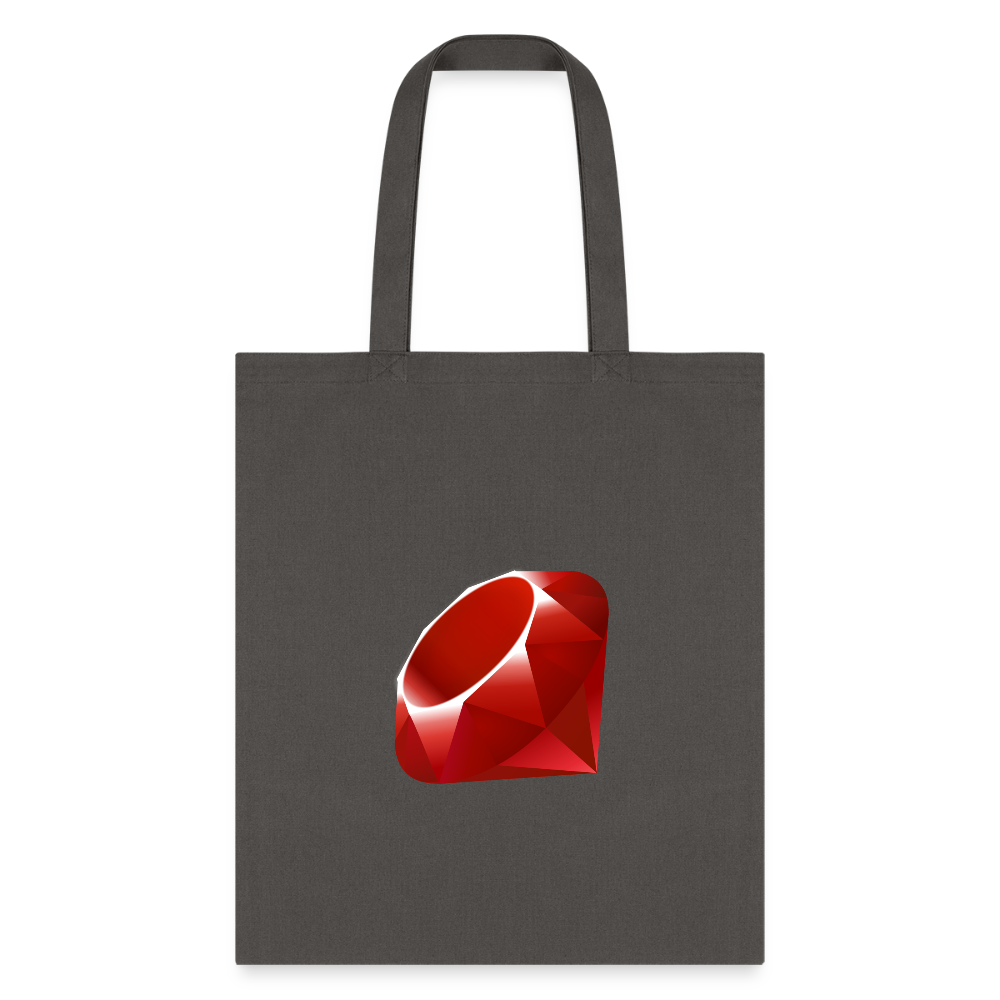Ruby Logo (Tote Bag) - charcoal