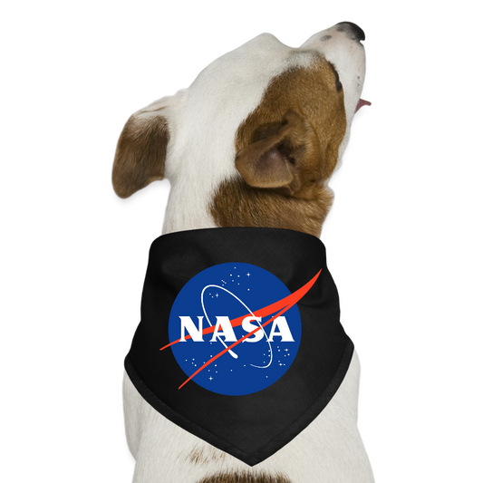 NASA Logo (Dog Bandana) - black
