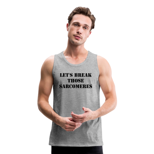 Sarcomeres (Men’s Premium Tank) - heather gray