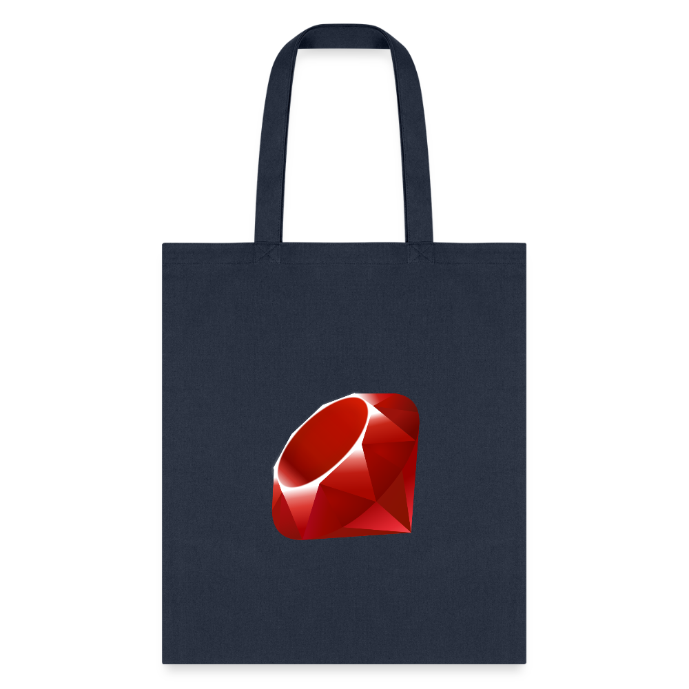 Ruby Logo (Tote Bag) - navy