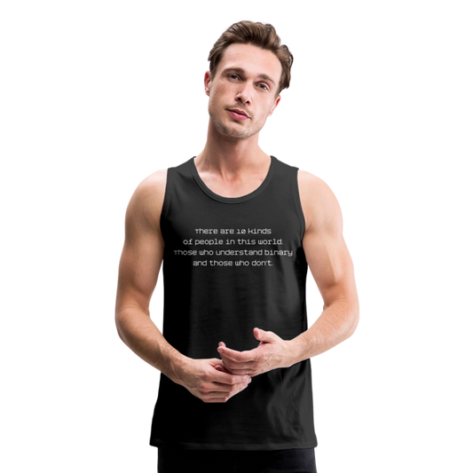 Binary People (Men’s Premium Tank) - black