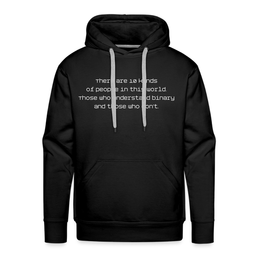 Binary People (Men’s Premium Hoodie) - black