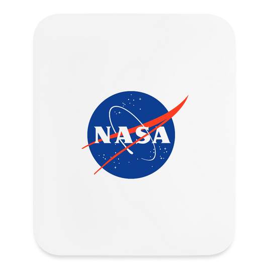 NASA Logo (Mousepad Vertical) - white