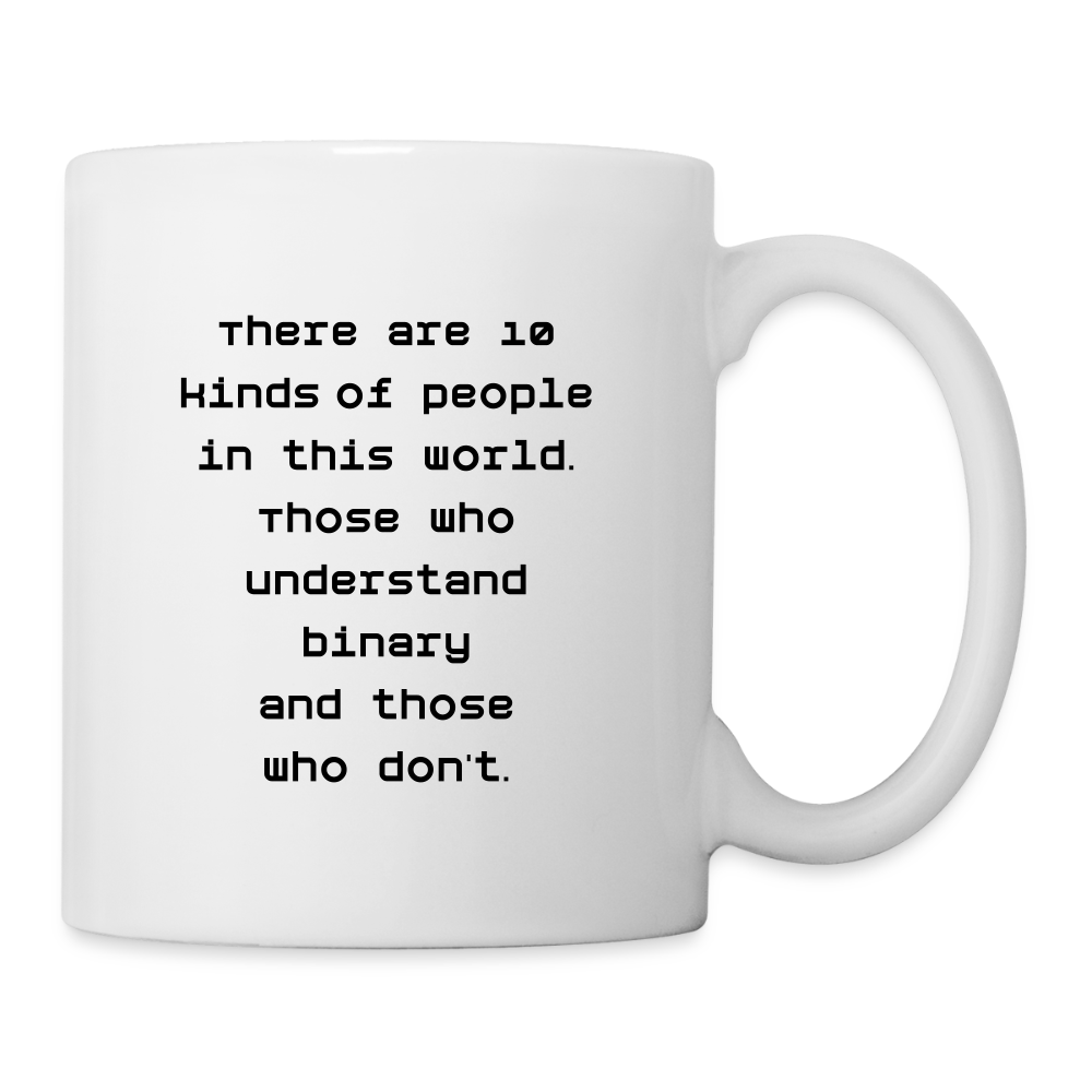Binary People (Coffee/Tea Mug) - white