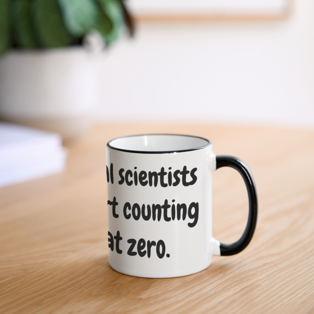 Count from Zero (Panoramic Mug) - white/black