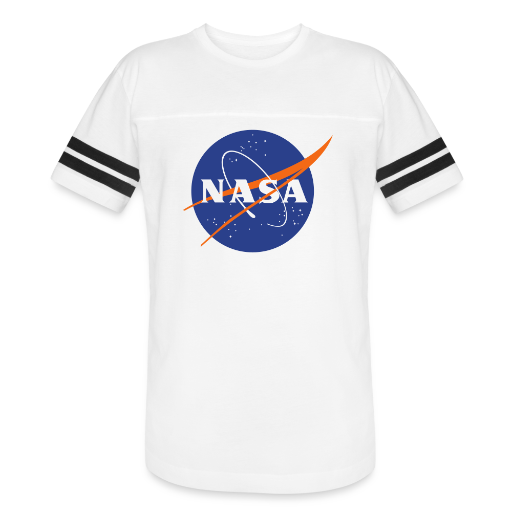 NASA Logo (Men's Vintage Sport T-Shirt) - white/black