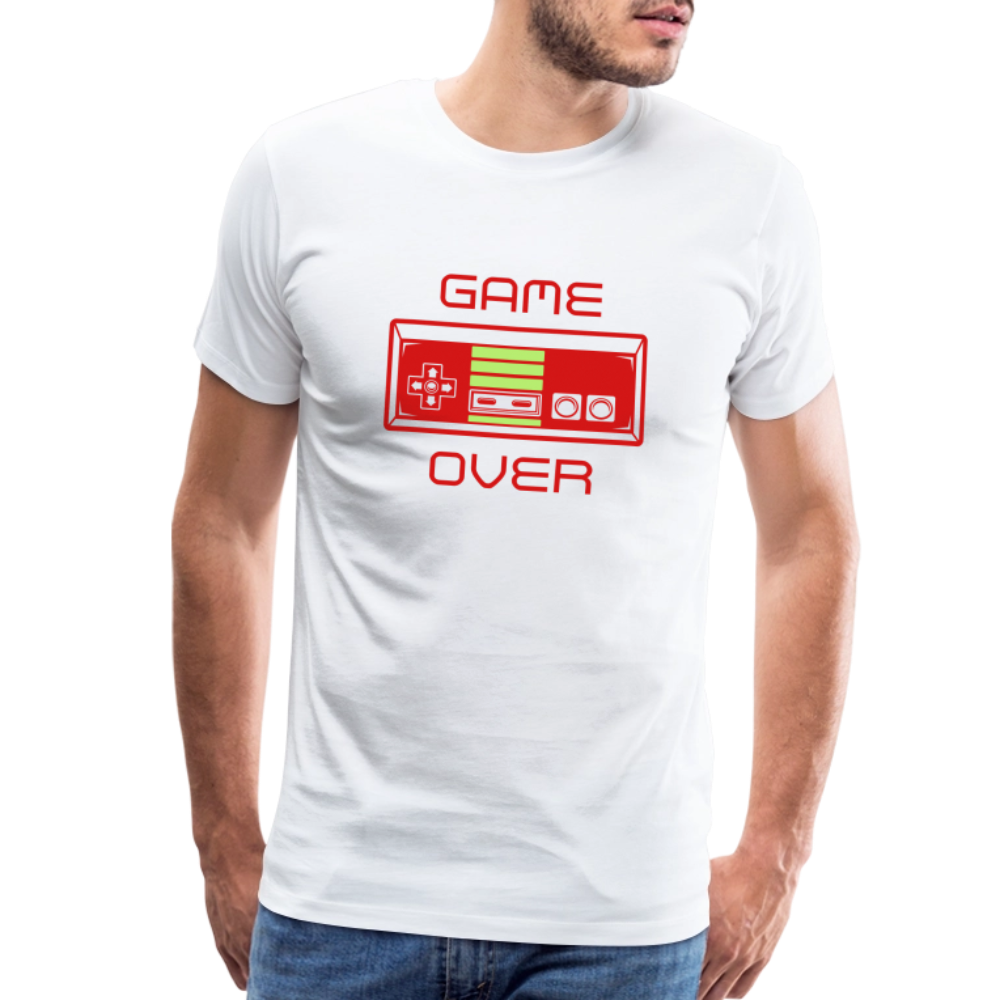 Game Over (Men's Premium T-Shirt) - white