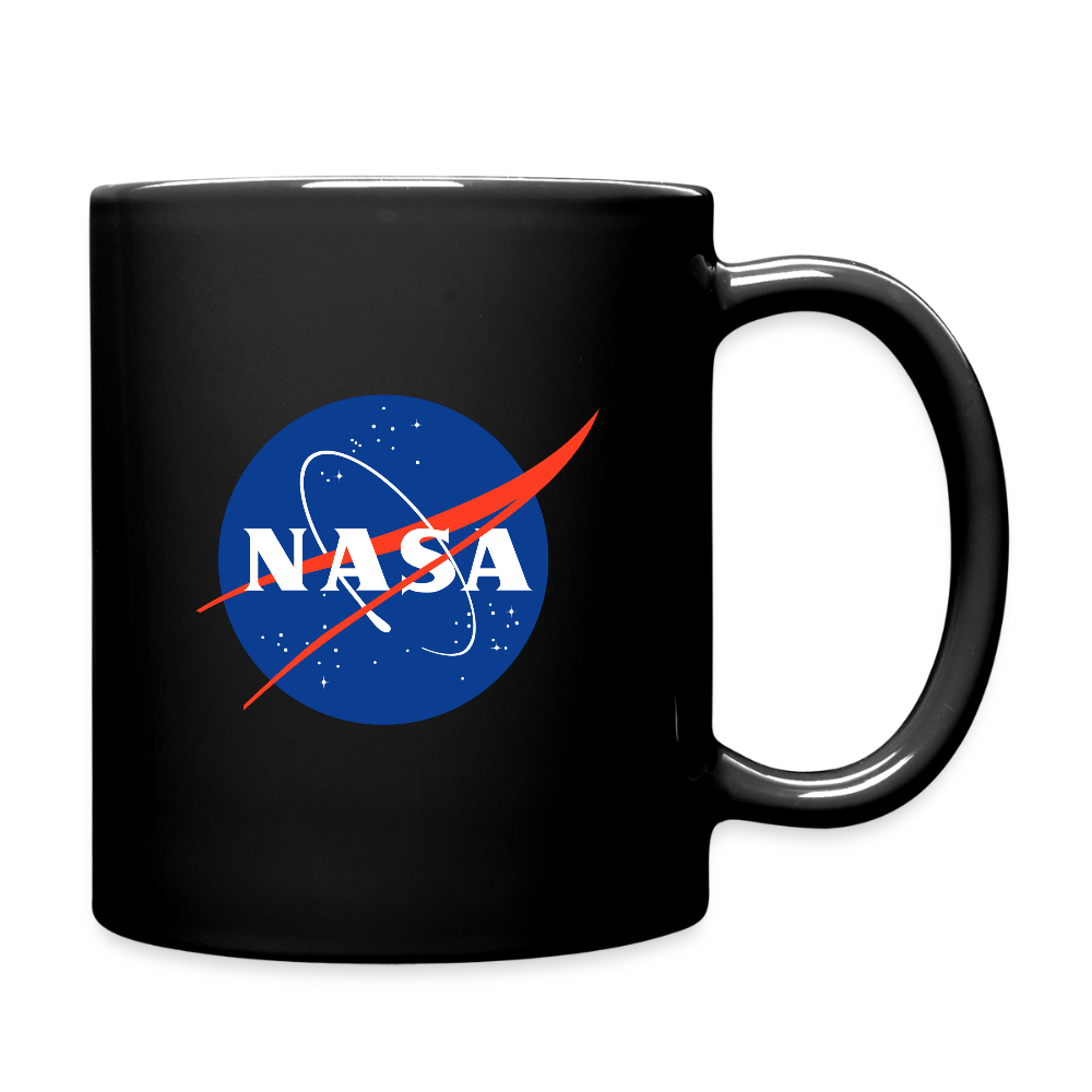 NASA Logo (Full Color Mug) - black