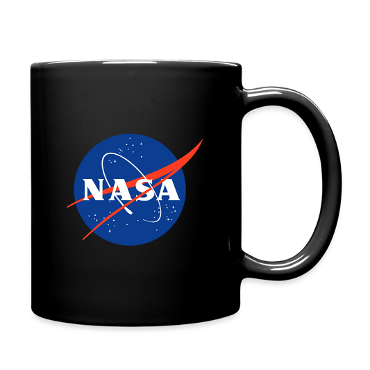 NASA Logo (Full Color Mug) - black