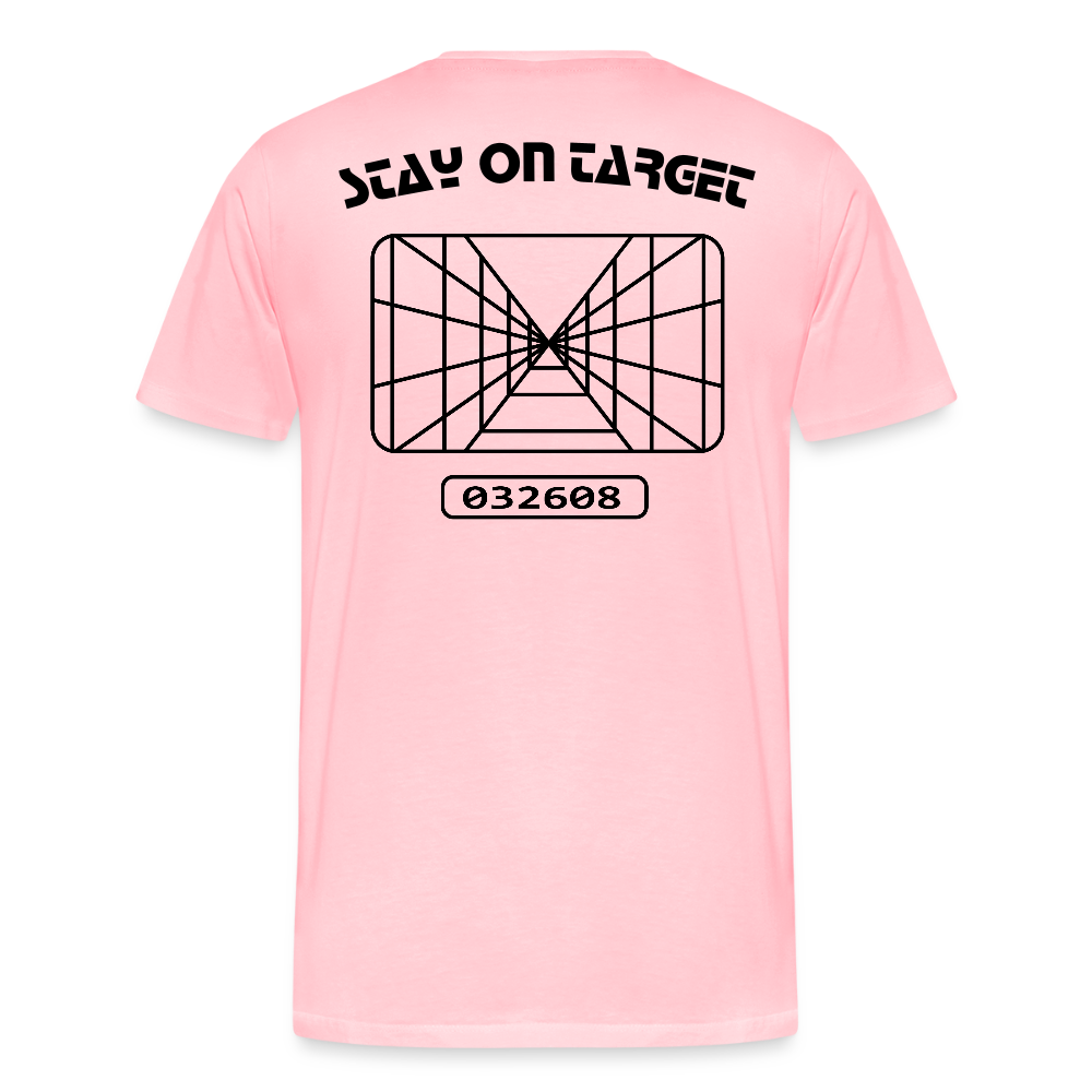 Stay on Target (Men's Premium T-Shirt) - pink