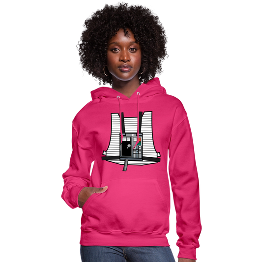 Stay on Target (Women's Hoodie) - fuchsia