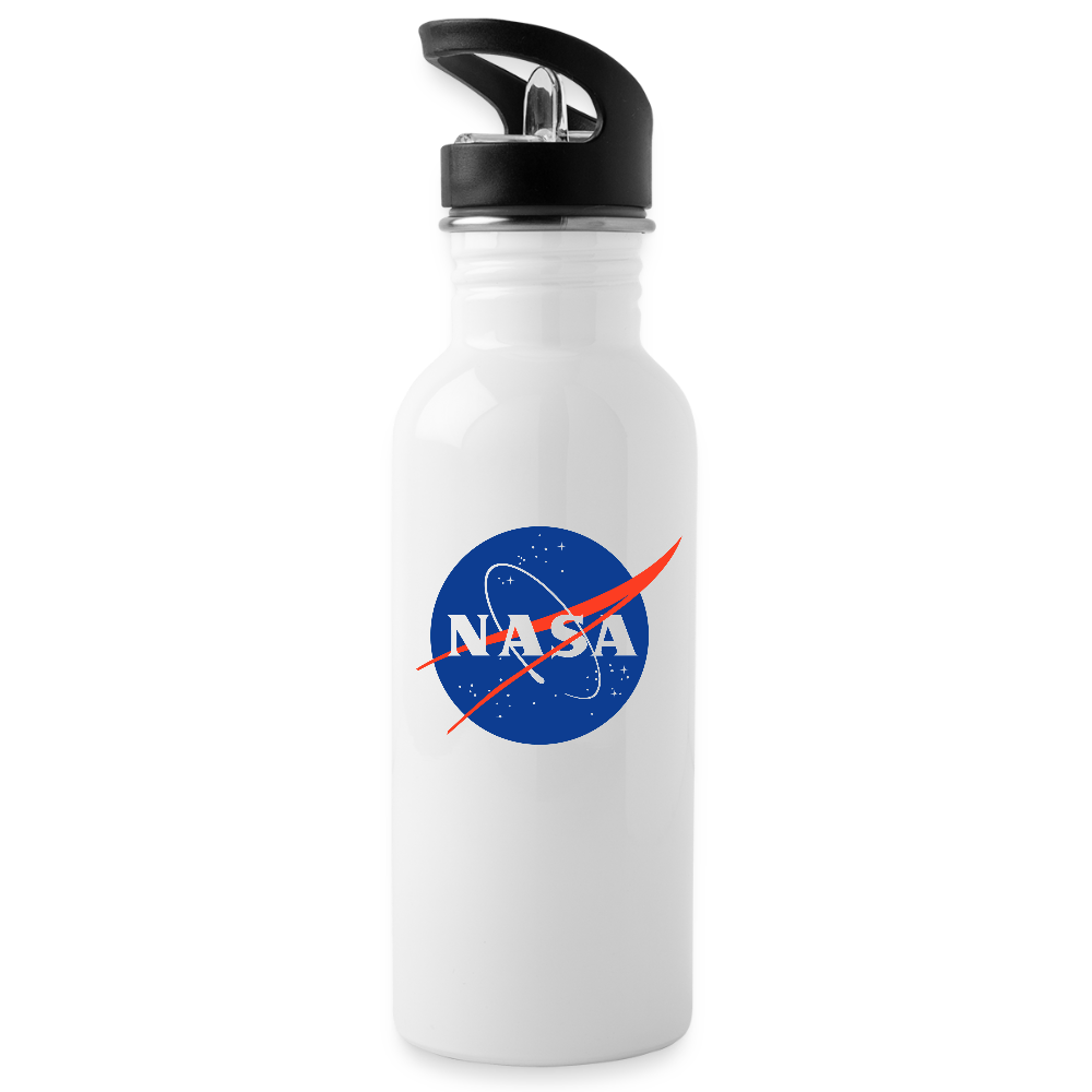 NASA Logo (Water Bottle) - white