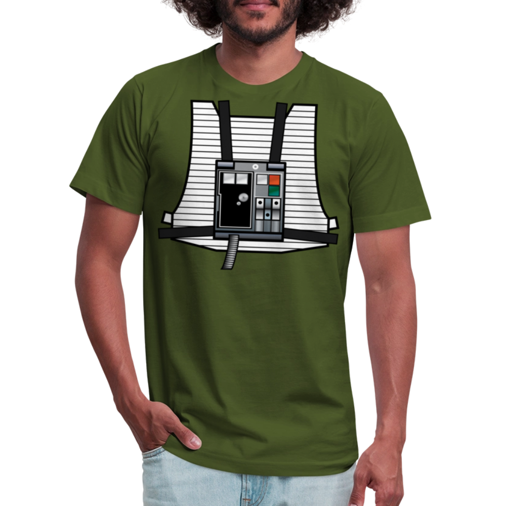 Stay on Target (Unisex Jersey T-Shirt by Bella + Canvas) - olive