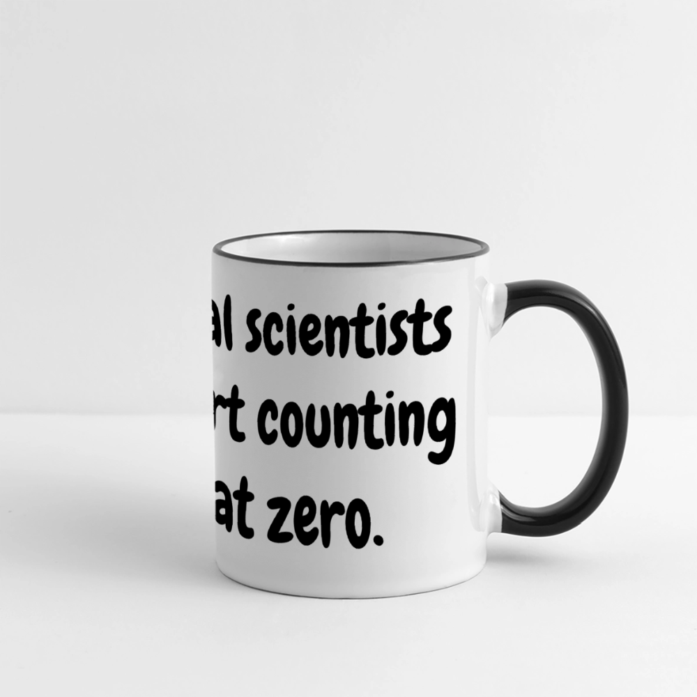 Count from Zero (Panoramic Mug) - white/black