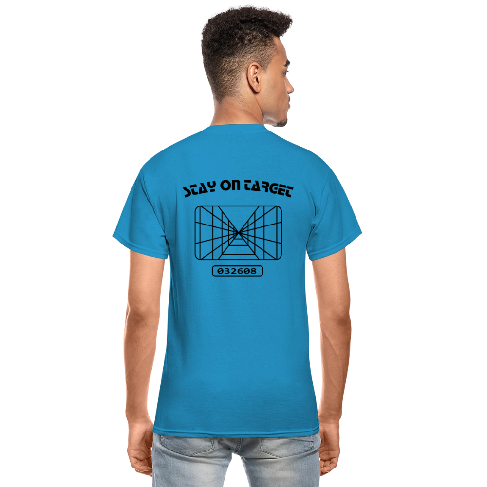 Stay on Target (Gildan Ultra Cotton Adult T-Shirt) - turquoise
