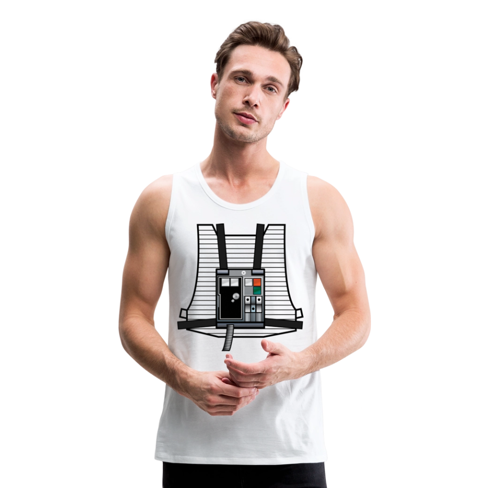 Stay on Target (Men’s Premium Tank) - white