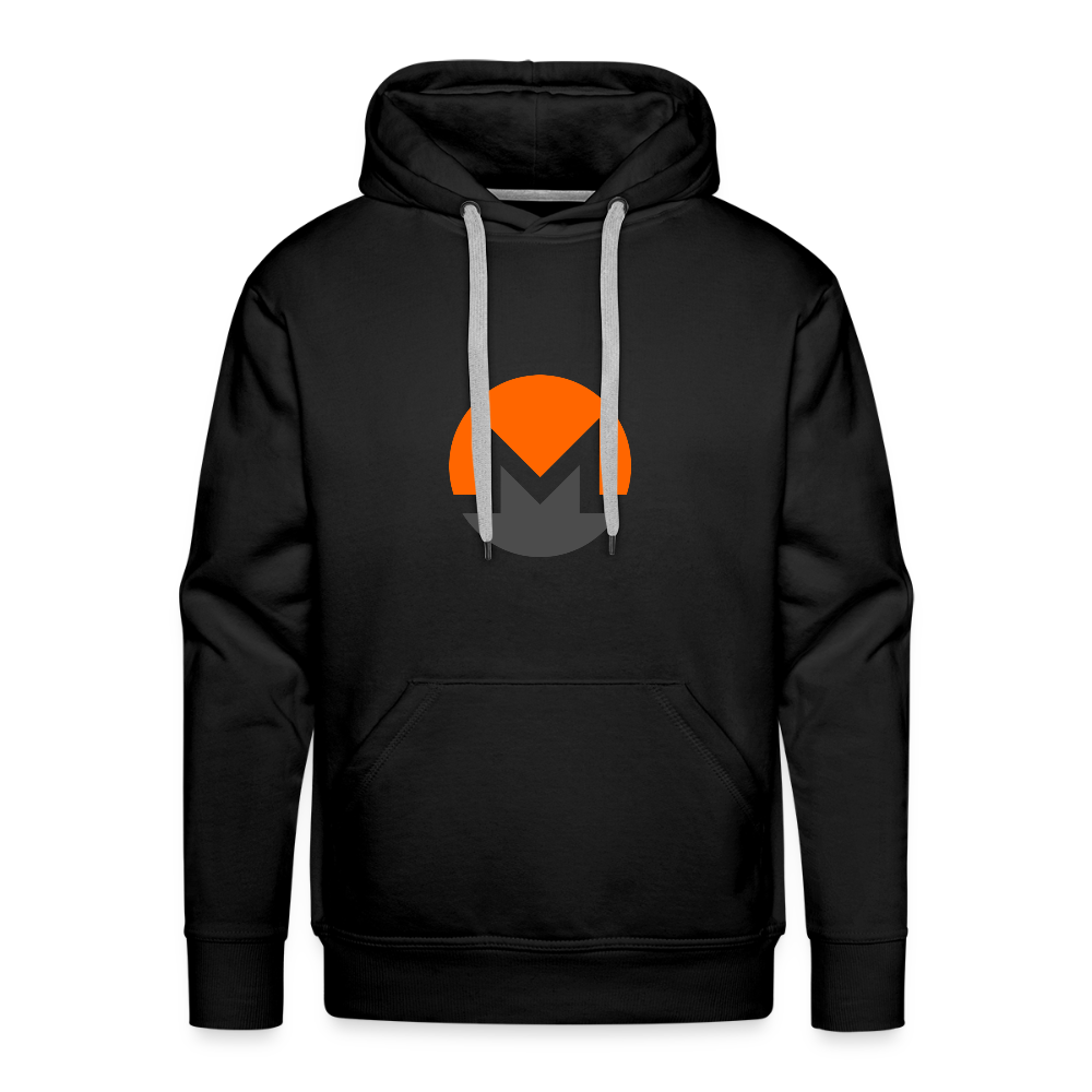 Monero Logo (Men’s Premium Hoodie) - black