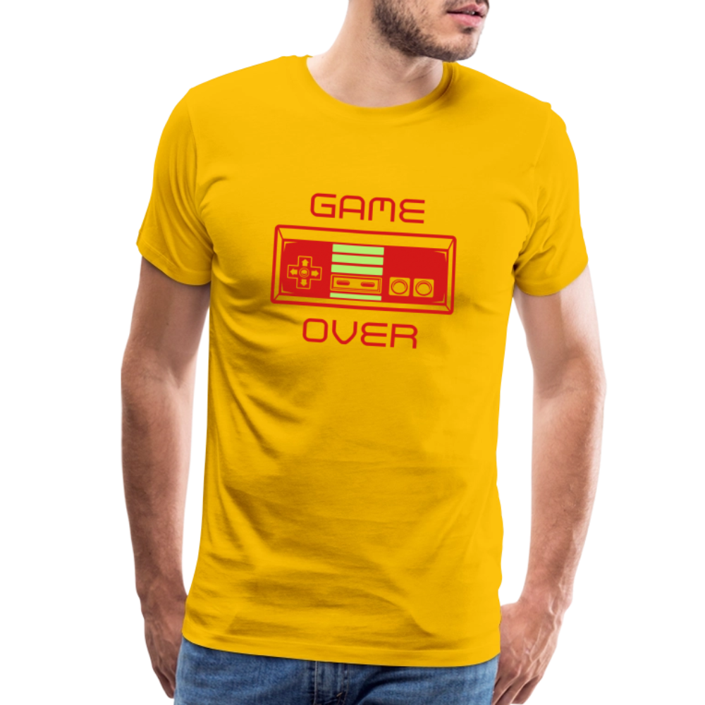 Game Over (Men's Premium T-Shirt) - sun yellow