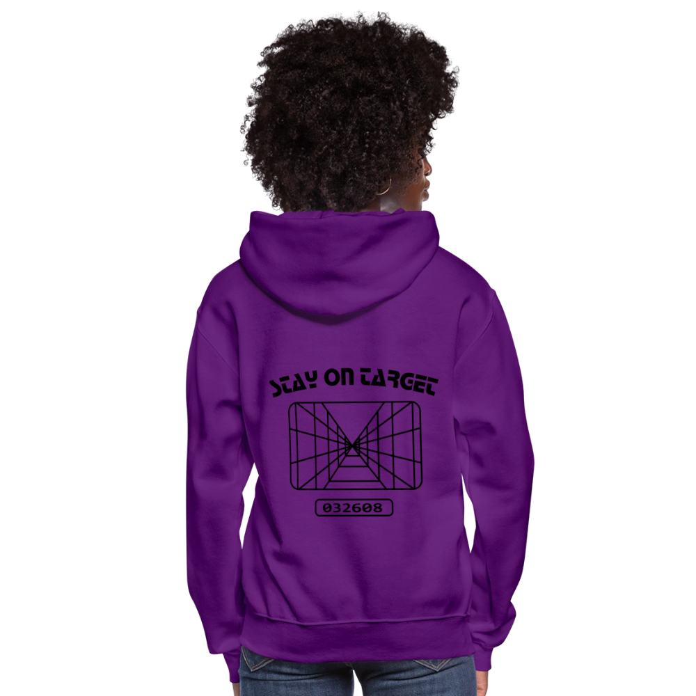 Stay on Target (Women's Hoodie) - purple