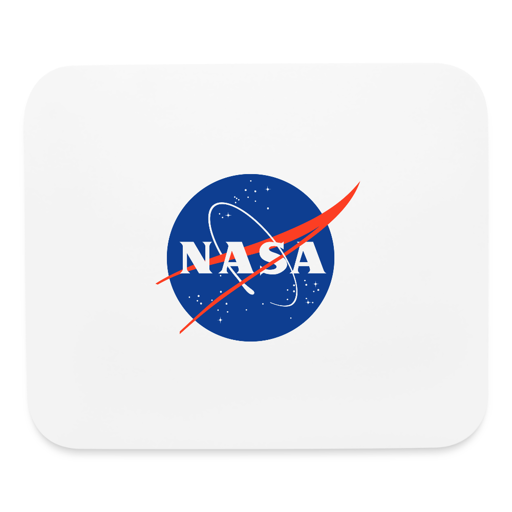 NASA Logo (Mousepad Horizontal) - white