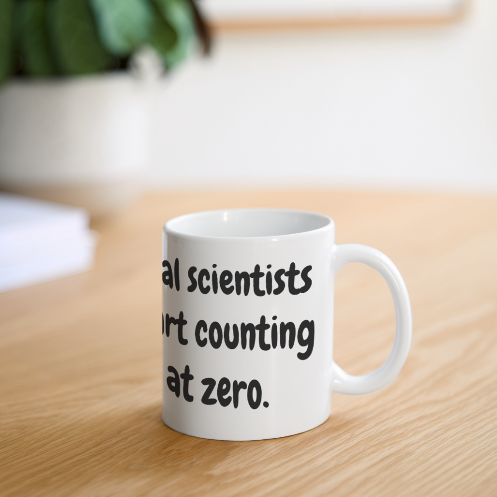 Count from Zero (Panoramic Mug) - white
