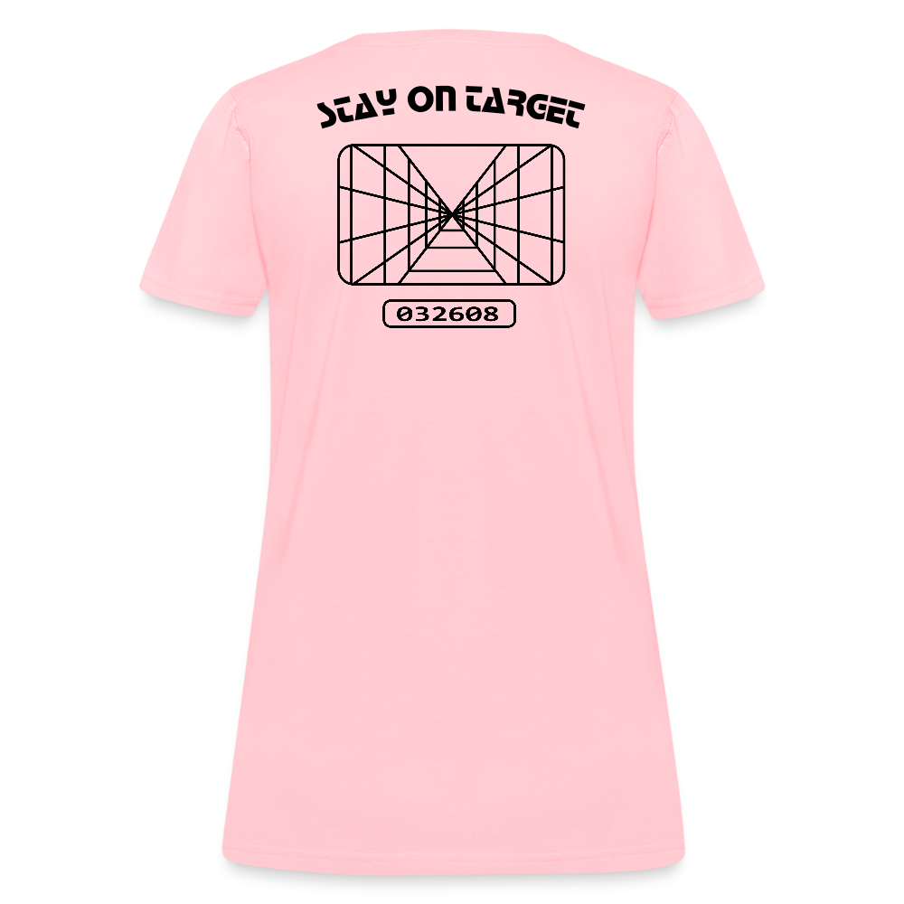 Stay on Target (Women's T-Shirt) - pink