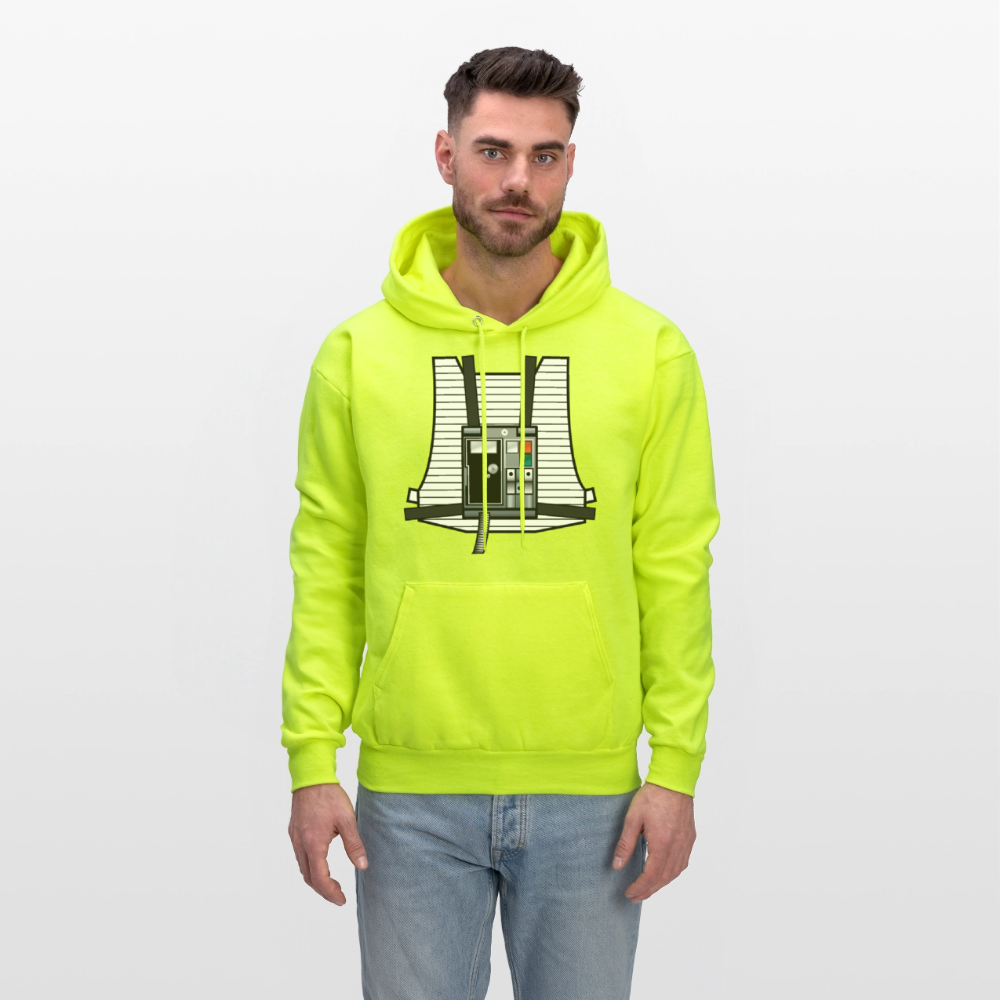 Stay on Target (Men's Hoodie) - safety green