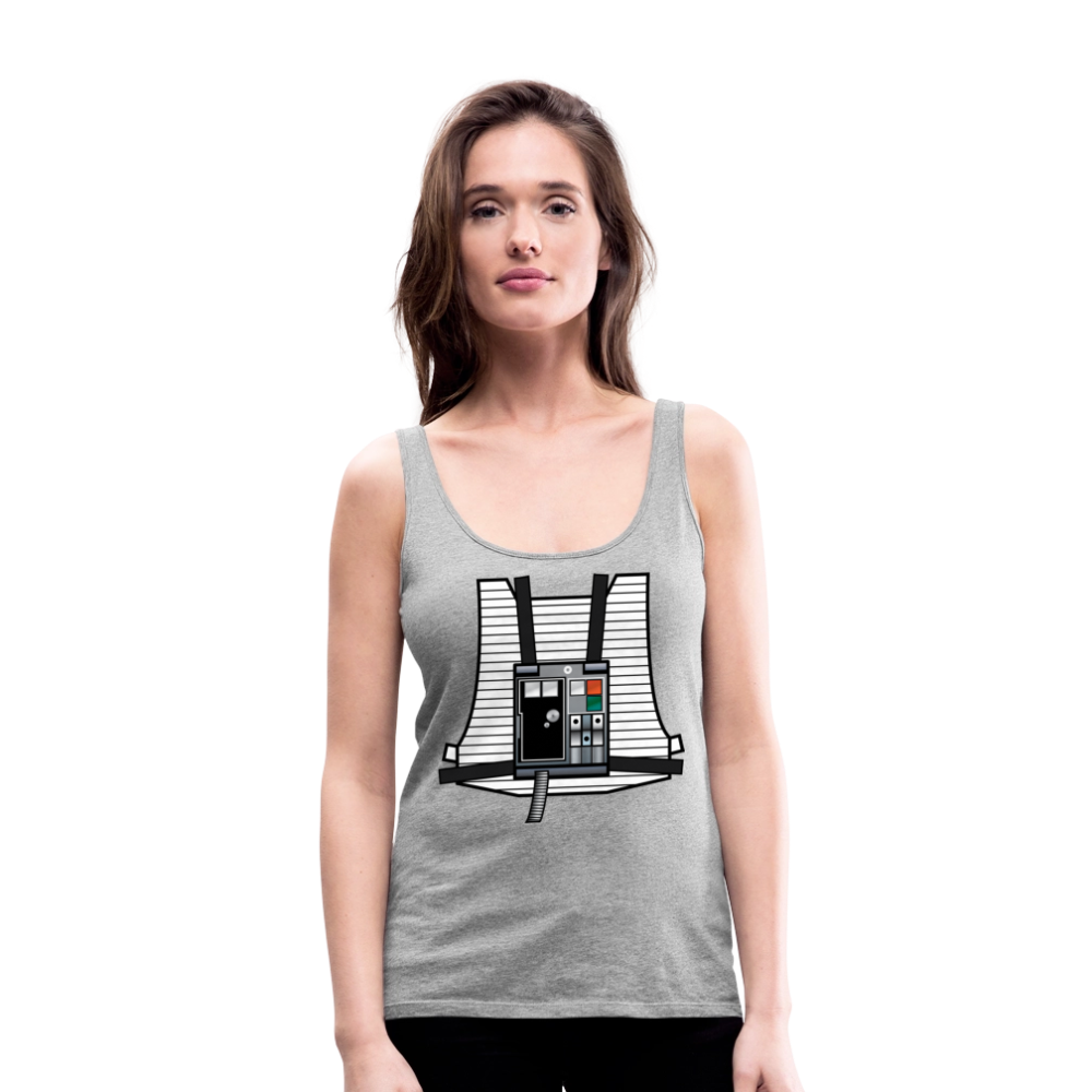 Stay on Target (Women’s Premium Tank Top) - heather gray