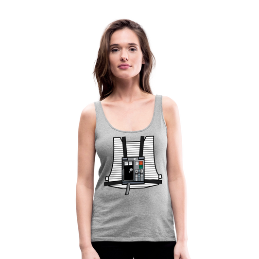 Stay on Target (Women’s Premium Tank Top) - heather gray