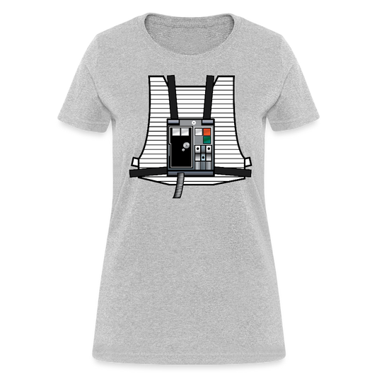 Stay on Target (Women's T-Shirt) - heather gray