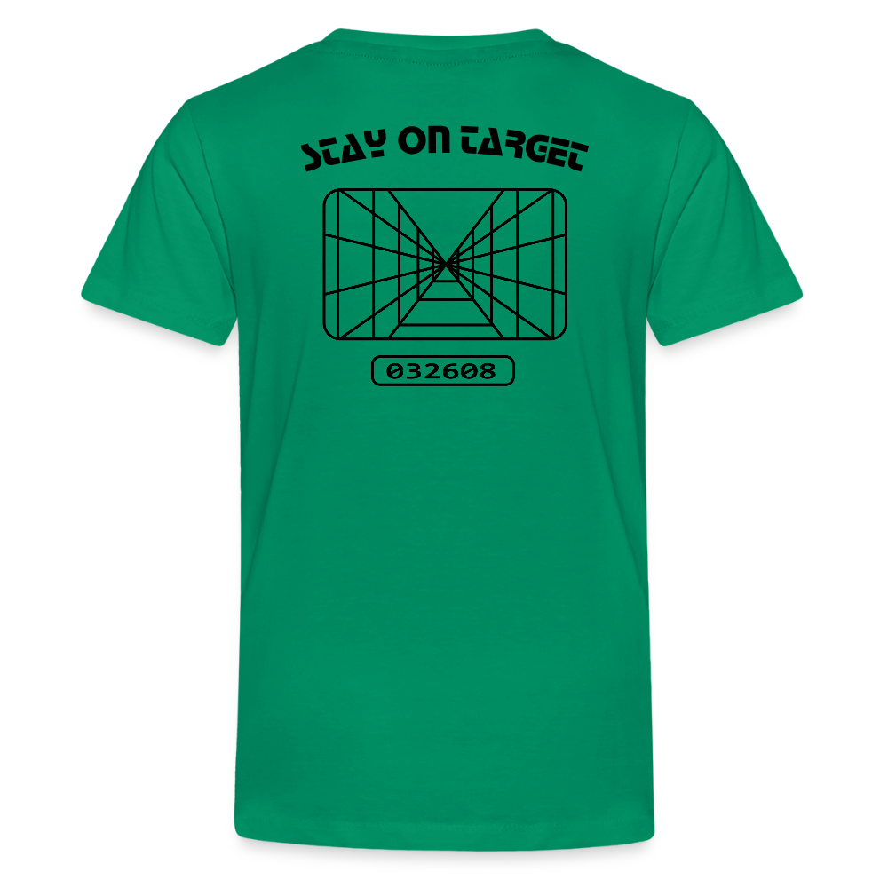 Stay On Target (Kids' Premium T-Shirt) - kelly green
