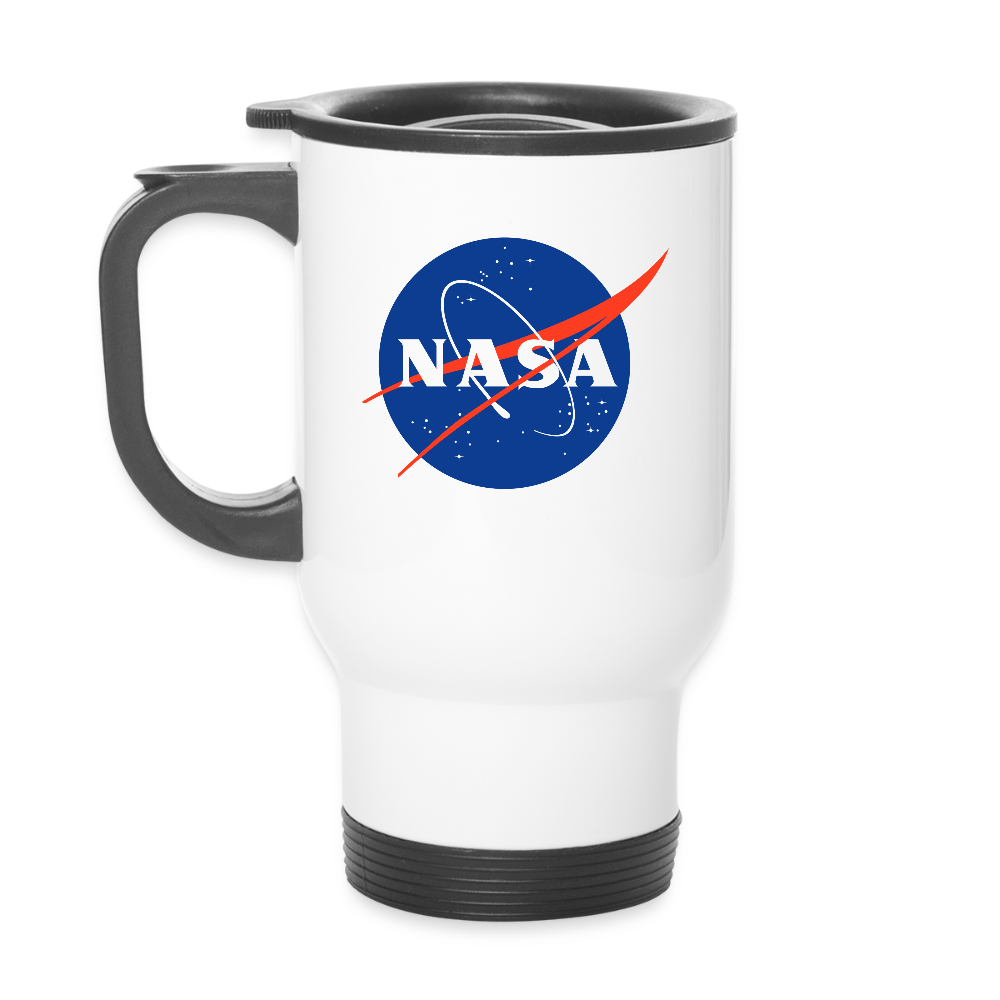 NASA Logo (Travel Mug) - white