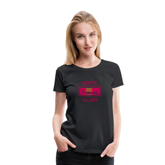 Game Over (Women’s Premium T-Shirt) - black