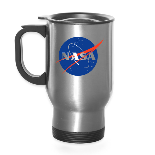 NASA Logo (Travel Mug) - silver