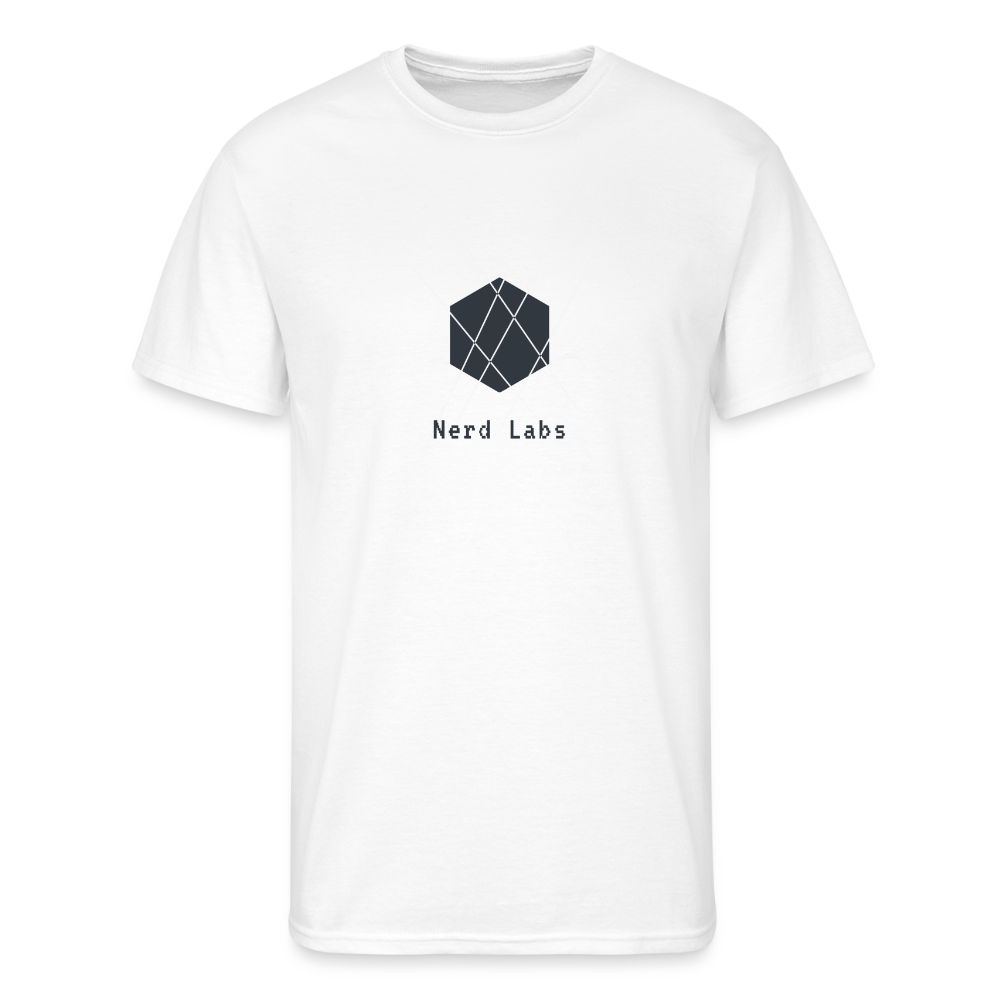 Nerd Labs Original Logo (Men’s 50/50 T-Shirt) - white