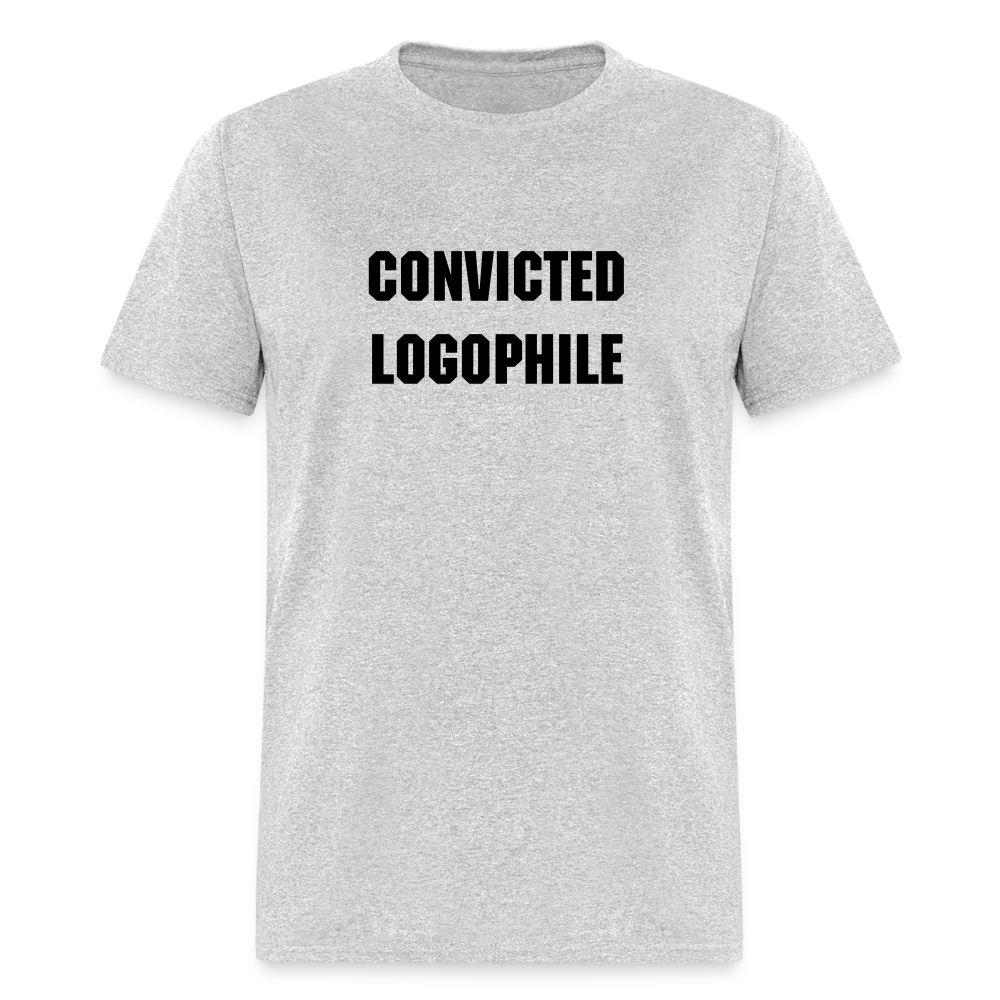 Logophile (Men's T-Shirt) - heather gray