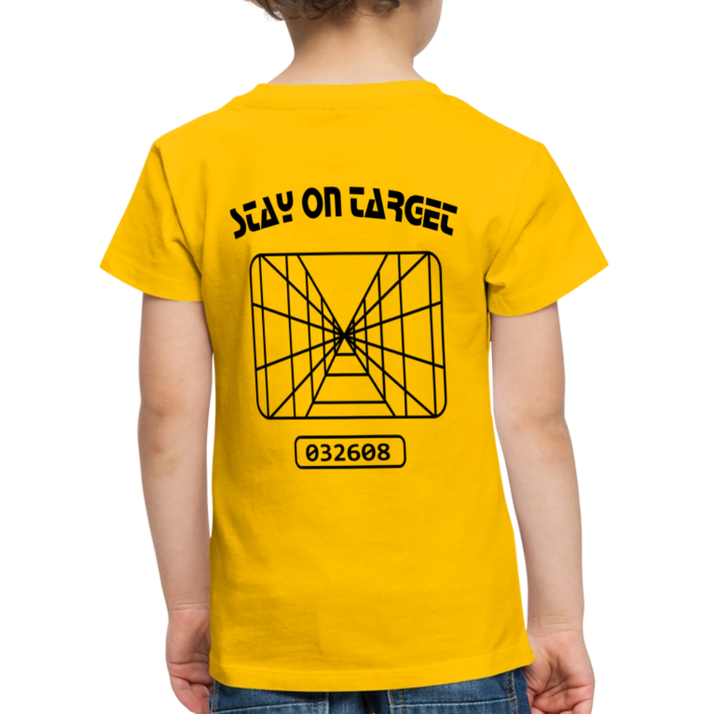 Stay on Target (Toddler Premium T-Shirt) - sun yellow