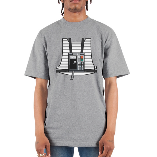 Stay on Target (Unisex Oversized Heavyweight T-Shirt) - heather gray