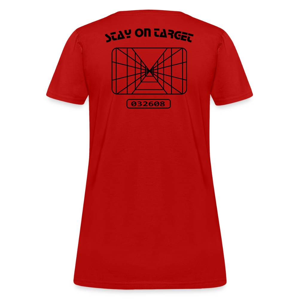 Stay on Target (Women's T-Shirt) - red