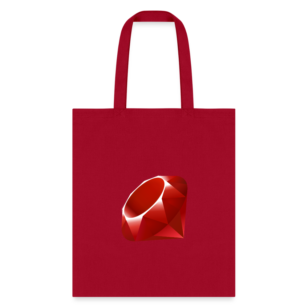 Ruby Logo (Tote Bag) - red