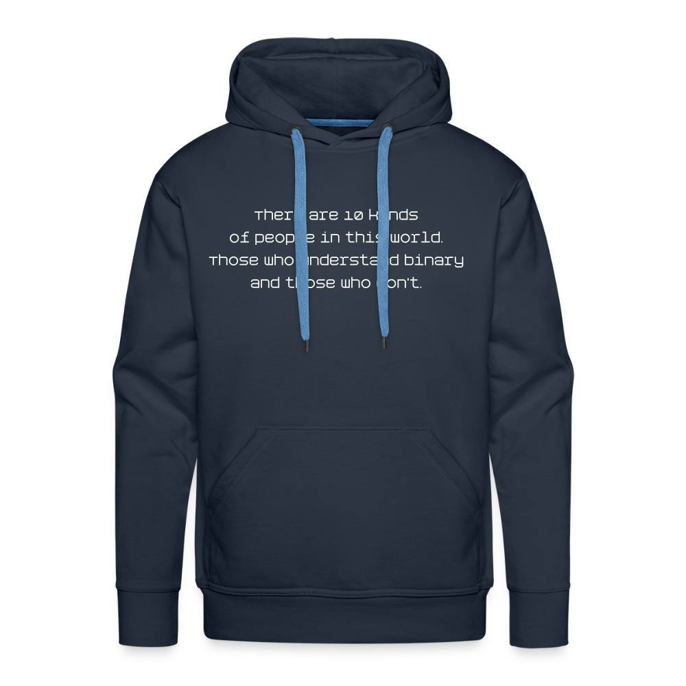 Binary People (Men’s Premium Hoodie) - navy