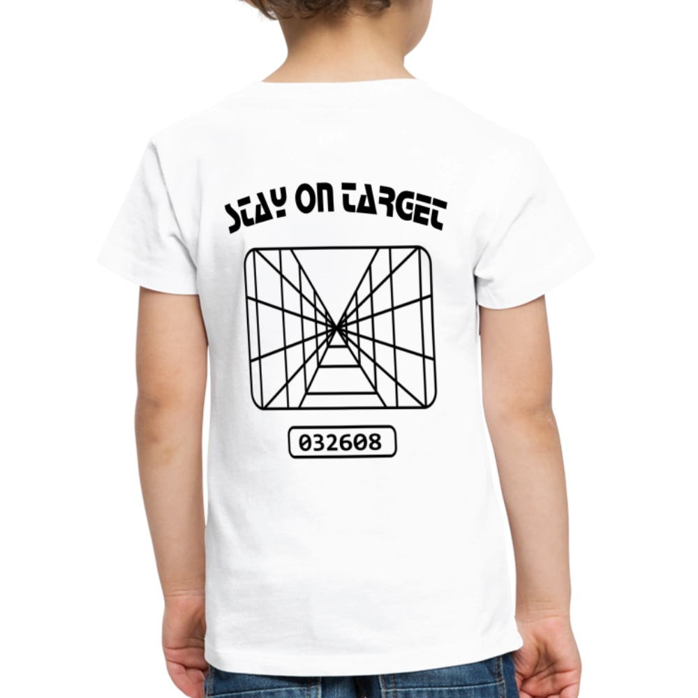 Stay on Target (Toddler Premium T-Shirt) - white