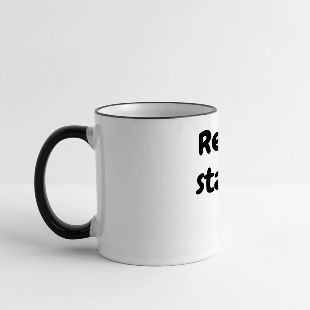 Count from Zero (Panoramic Mug) - white/black