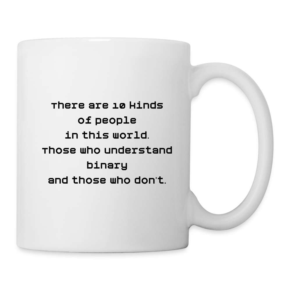 Binary People (Coffee/Tea Mug) - white