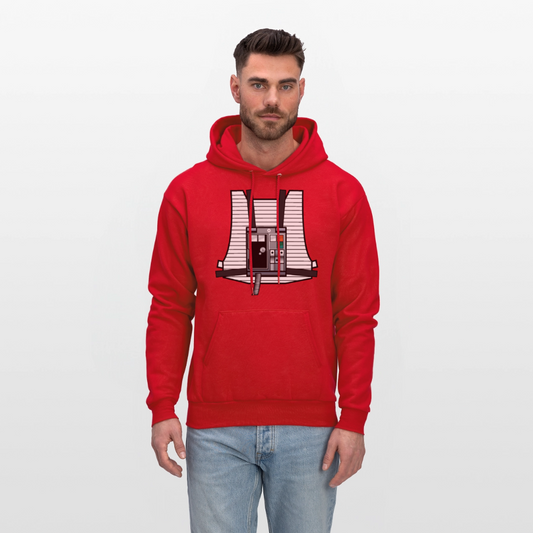 Stay on Target (Men's Hoodie) - red
