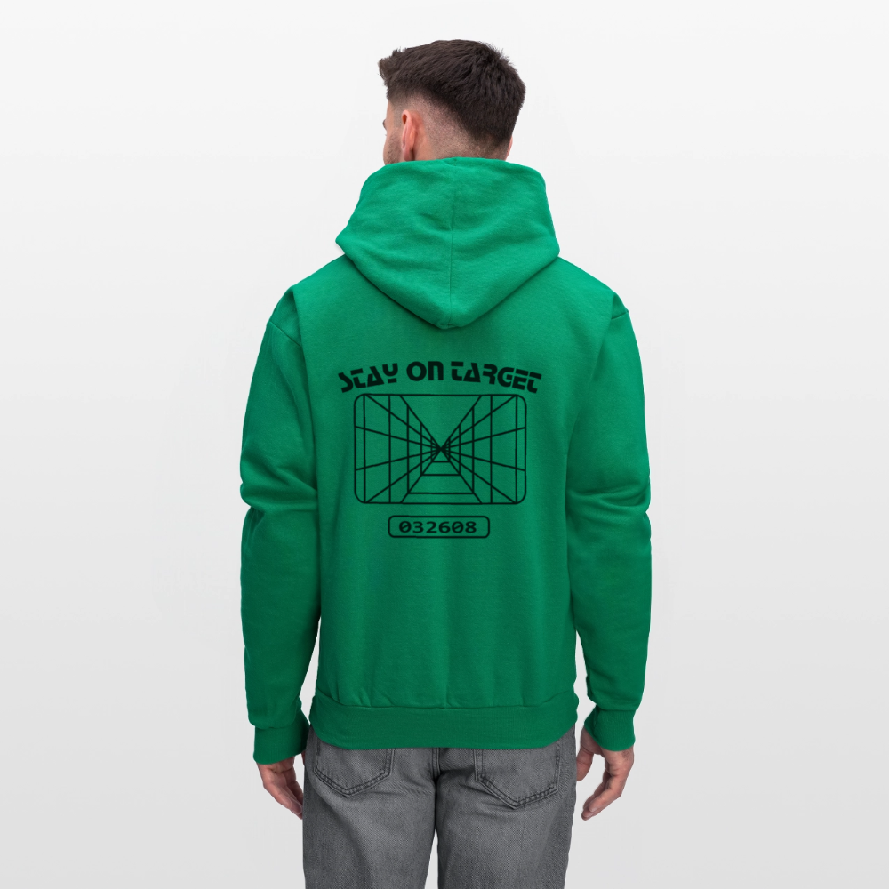 Stay on Target (Men's Hoodie) - kelly green