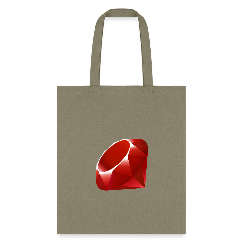 Ruby Logo (Tote Bag) - khaki