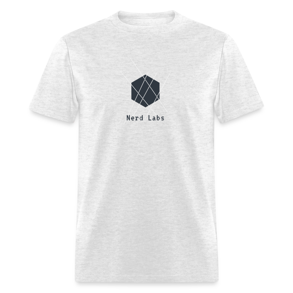 Nerd Labs Original Logo (Men's T-Shirt) - light heather gray