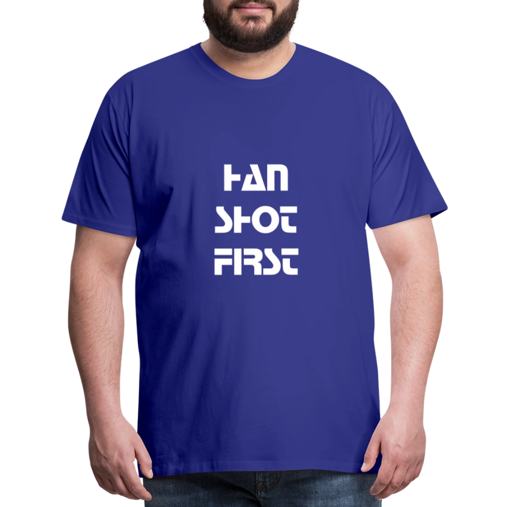 Han Shot First (Men's Premium T-Shirt) - royal blue