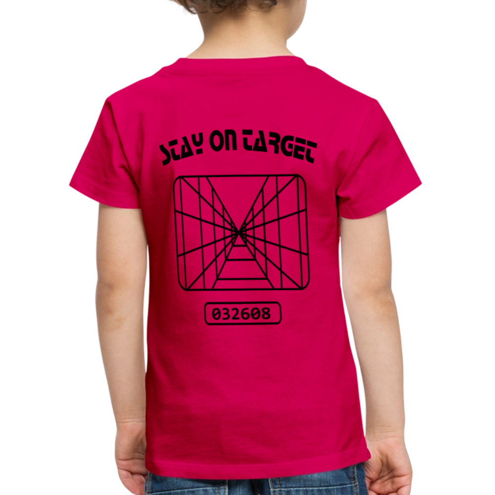 Stay on Target (Toddler Premium T-Shirt) - dark pink